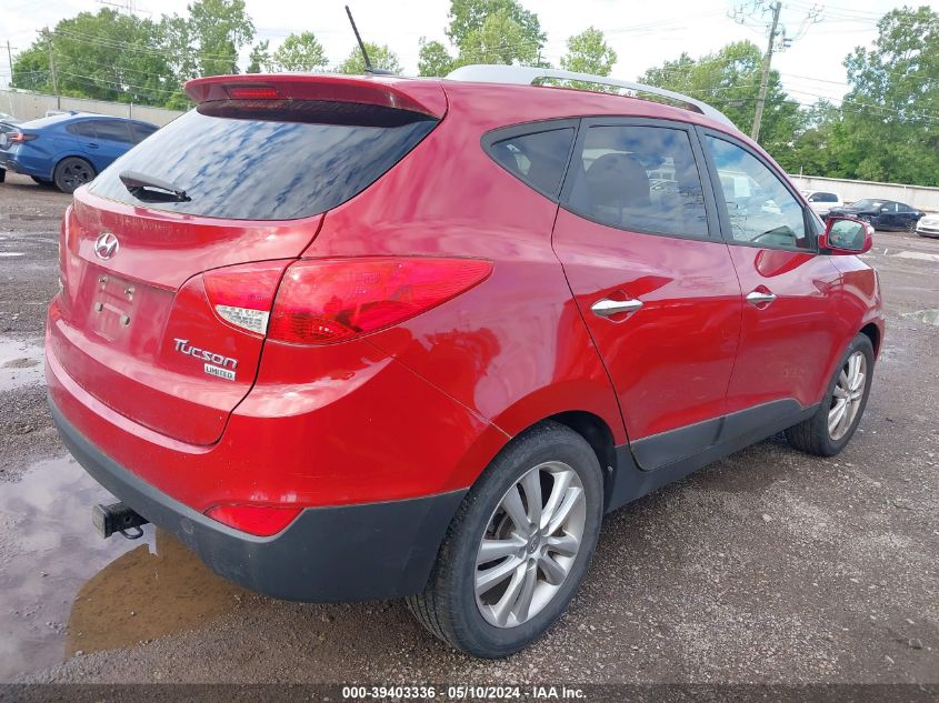 2012 Hyundai Tucson Limited VIN: KM8JU3ACXCU499806 Lot: 39403336