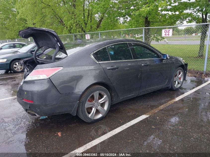 2012 Acura Tl 3.7 VIN: 19UUA9F24CA000174 Lot: 39403363