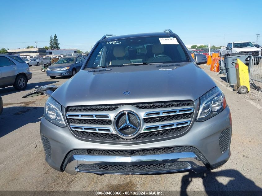 2017 Mercedes-Benz Gls 450 4Matic VIN: 4JGDF6EE1HA787923 Lot: 39403368