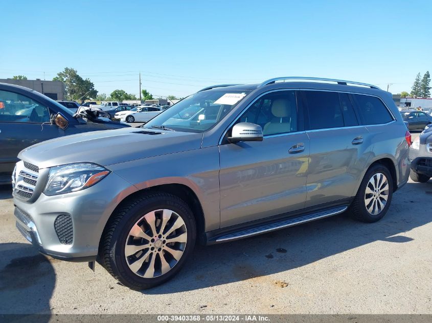 2017 Mercedes-Benz Gls 450 4Matic VIN: 4JGDF6EE1HA787923 Lot: 39403368