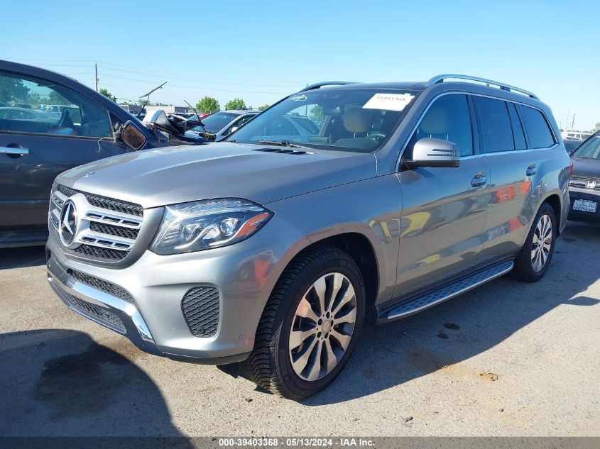 2017 Mercedes-Benz Gls 450 4Matic VIN: 4JGDF6EE1HA787923 Lot: 39403368