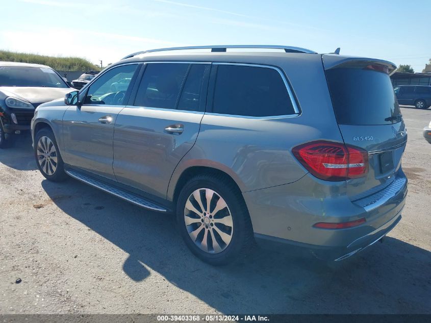 2017 Mercedes-Benz Gls 450 4Matic VIN: 4JGDF6EE1HA787923 Lot: 39403368