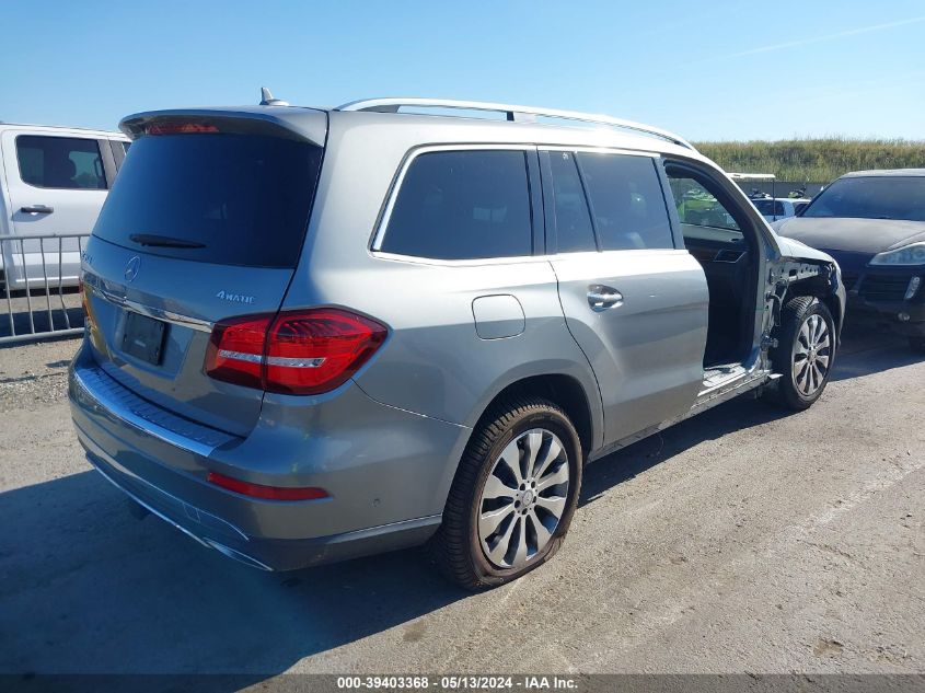 2017 Mercedes-Benz Gls 450 4Matic VIN: 4JGDF6EE1HA787923 Lot: 39403368