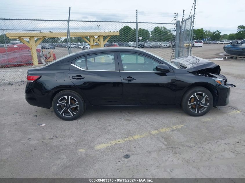 2024 Nissan Sentra Sv Xtronic Cvt VIN: 3N1AB8CV1RY233945 Lot: 39403370