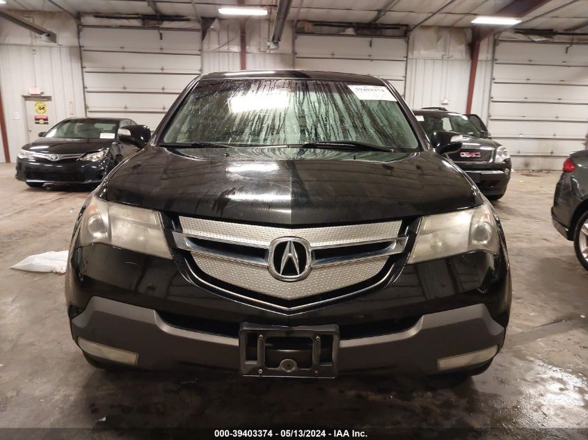 2008 Acura Mdx Technology Package VIN: 2HNYD286X8H543742 Lot: 39403374