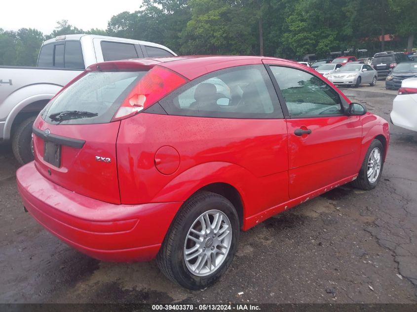 2005 Ford Focus Zx3 VIN: 3FAFP31NX5R135839 Lot: 39403378