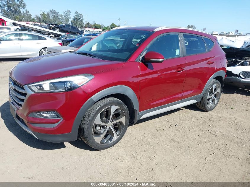 2018 Hyundai Tucson Sport VIN: KM8J3CAL5JU776619 Lot: 39403381