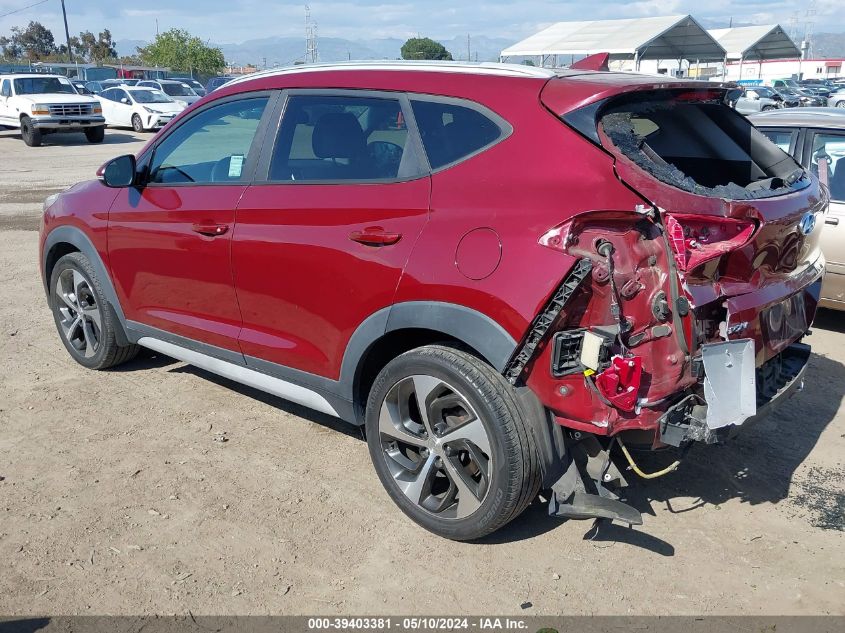 2018 Hyundai Tucson Sport VIN: KM8J3CAL5JU776619 Lot: 39403381