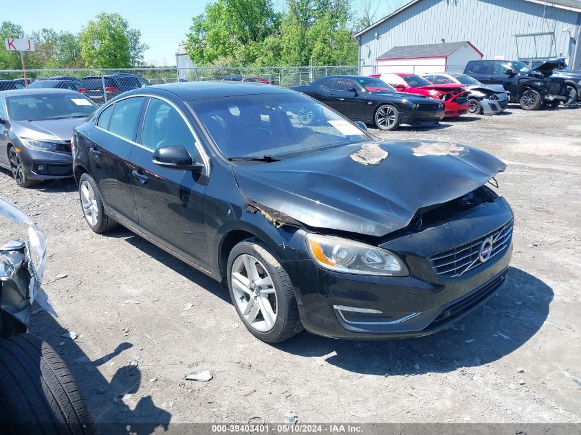 2015 Volvo S60 T5 Premier VIN: YV1612TK0F2358139 Lot: 39403401