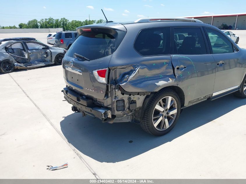 2015 Nissan Pathfinder Platinum VIN: 5N1AR2MN3FC602681 Lot: 39403402