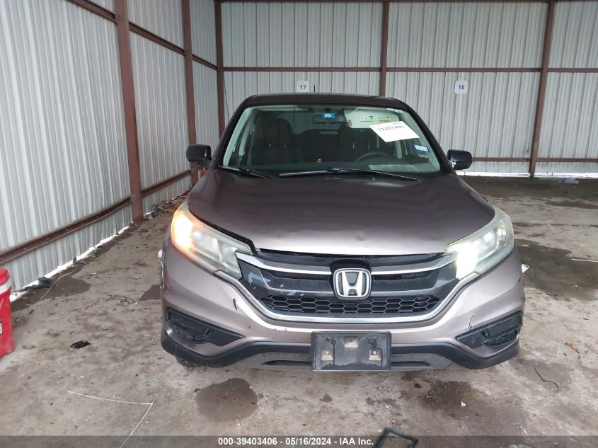 2015 Honda Cr-V Lx VIN: 3CZRM3H32FG714741 Lot: 39403406