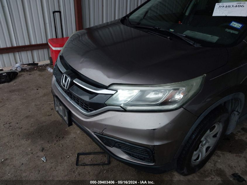 2015 Honda Cr-V Lx VIN: 3CZRM3H32FG714741 Lot: 39403406