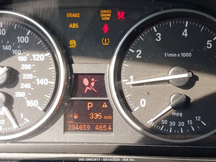 2011 BMW 328I xDrive VIN: WBAPK7G54BNN77930 Lot: 39403411