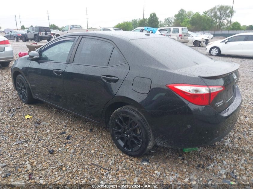 2016 Toyota Corolla L/Le/Le Pls/Prm/S/S Pls VIN: 2T1BURHE3GC502535 Lot: 39403421