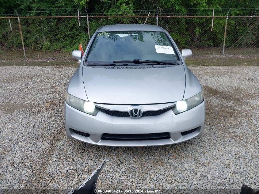 2010 Honda Civic Lx VIN: 19XFA1F5XAE036397 Lot: 39403423