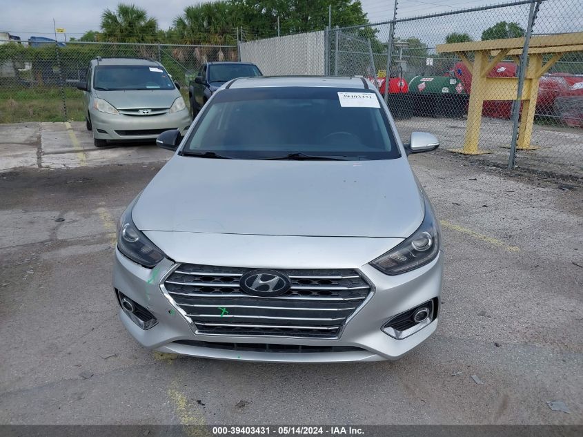 2019 Hyundai Accent Limited VIN: 3KPC34A33KE048705 Lot: 39403431