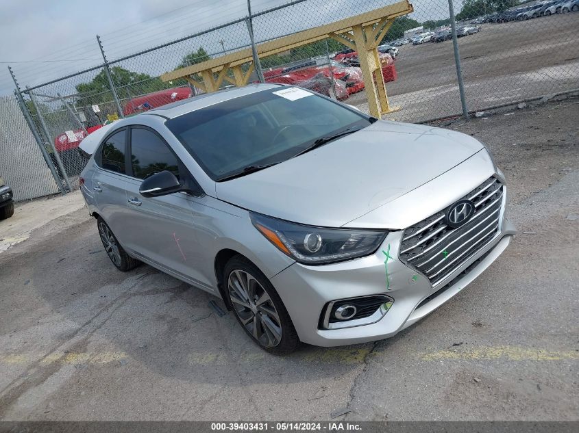 2019 Hyundai Accent Limited VIN: 3KPC34A33KE048705 Lot: 39403431