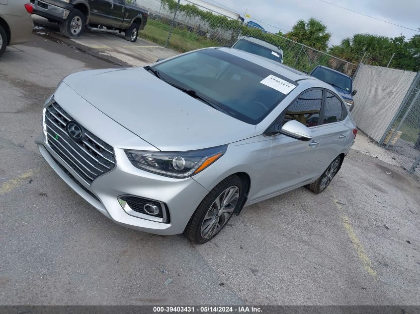 2019 Hyundai Accent Limited VIN: 3KPC34A33KE048705 Lot: 39403431