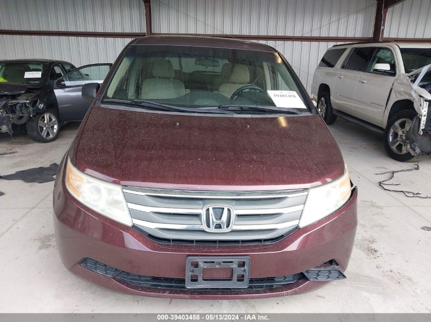 2013 Honda Odyssey Lx VIN: 5FNRL5H25DB004814 Lot: 39403458