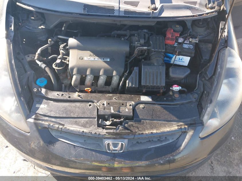 2007 Honda Fit Sport VIN: JHMGD38627S030496 Lot: 39403462