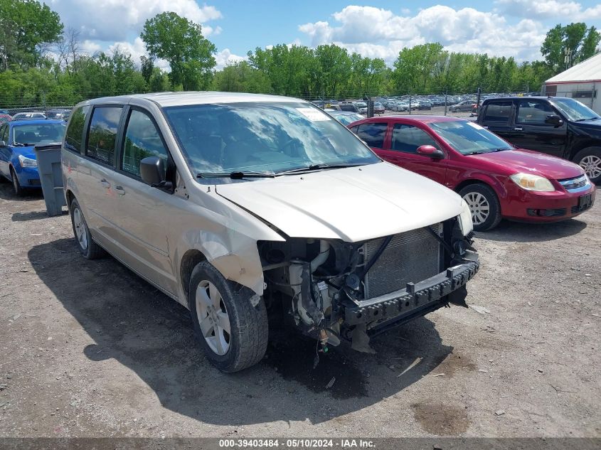 2013 Dodge Grand Caravan Se VIN: 2C4RDGBG6DR673739 Lot: 39403484