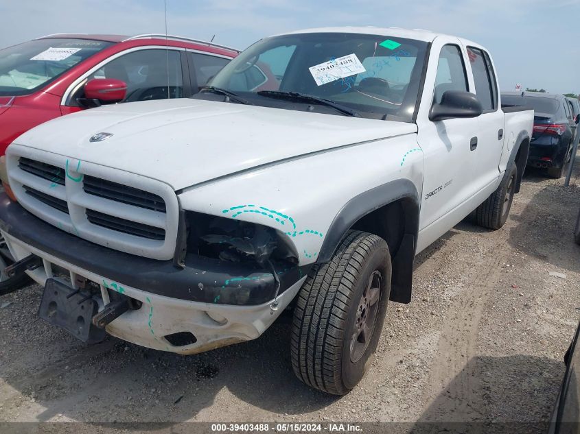 2002 Dodge Dakota Sport VIN: 1B7HG38N72S659166 Lot: 39403488