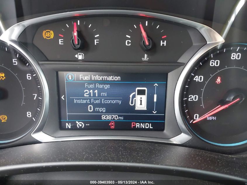 2019 Chevrolet Equinox Lt VIN: 3GNAXKEV1KL203119 Lot: 39403503