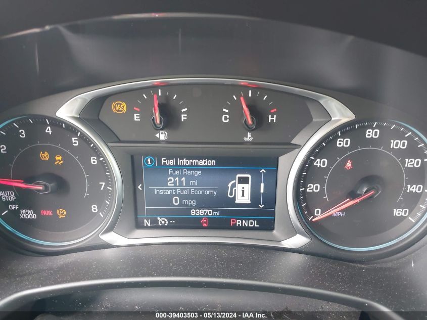 2019 Chevrolet Equinox Lt VIN: 3GNAXKEV1KL203119 Lot: 39403503