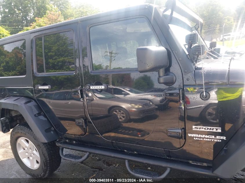 2011 Jeep Wrangler Unlimited Sport VIN: 1J4BA3H17BL598331 Lot: 39403511