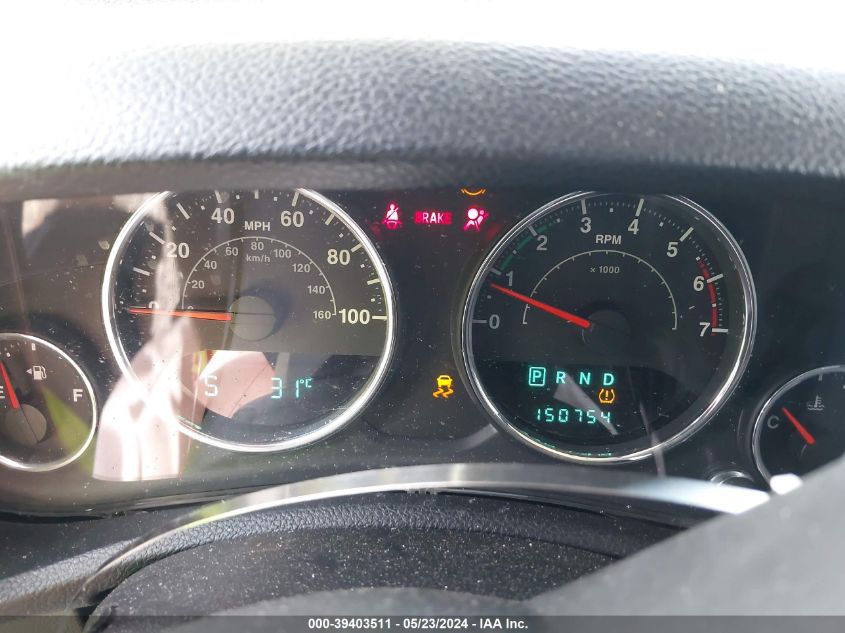 2011 Jeep Wrangler Unlimited Sport VIN: 1J4BA3H17BL598331 Lot: 39403511