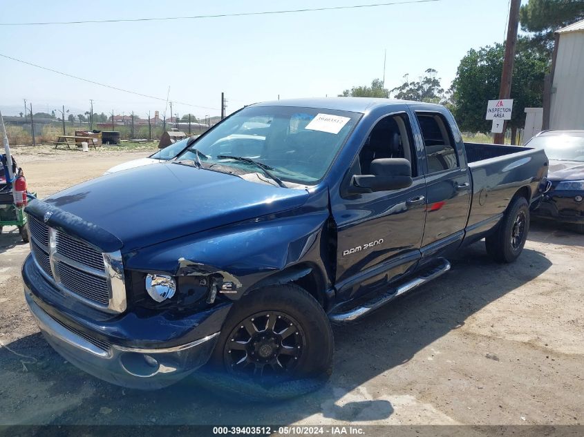 2003 Dodge Ram 2500 Slt/Laramie/St VIN: 3D7KA28633G839673 Lot: 39403512