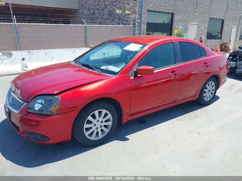 2011 Mitsubishi Galant Es VIN: 4A32B2FF2BE005861 Lot: 39403529