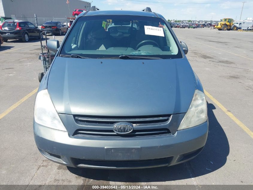 2007 Kia Sedona Lx VIN: KNDMB233176107501 Lot: 39403543