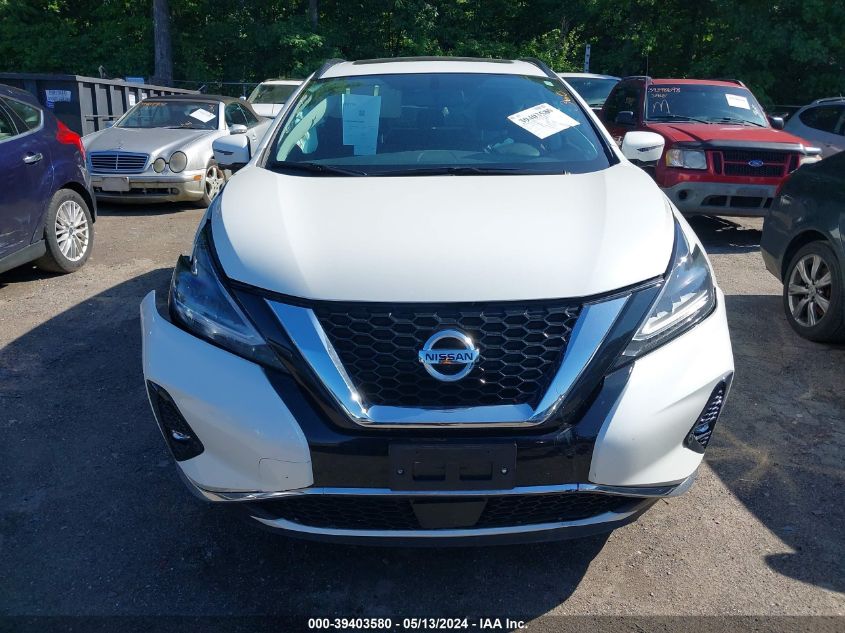 2019 Nissan Murano Sv VIN: 5N1AZ2MSXKN157697 Lot: 39403580