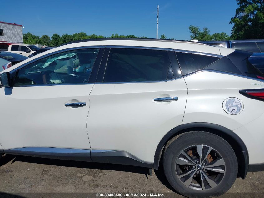 2019 Nissan Murano Sv VIN: 5N1AZ2MSXKN157697 Lot: 39403580