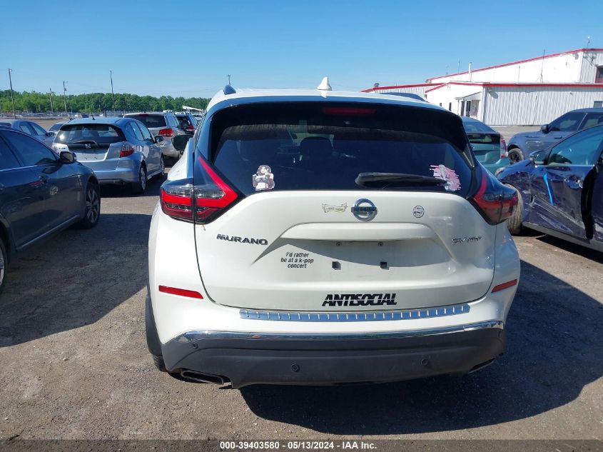 2019 Nissan Murano Sv VIN: 5N1AZ2MSXKN157697 Lot: 39403580