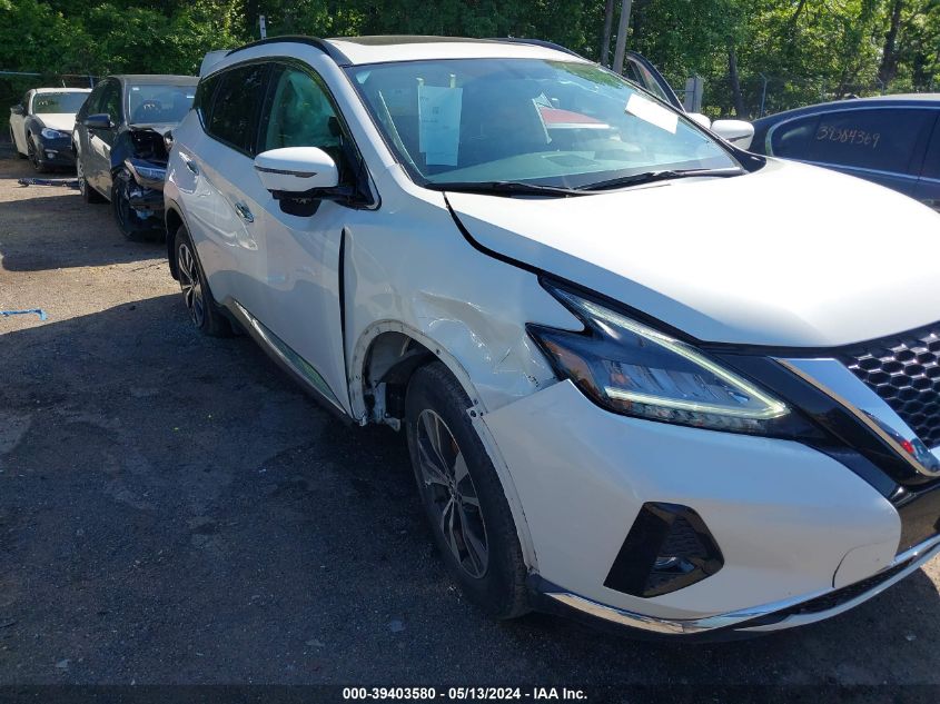 2019 Nissan Murano Sv VIN: 5N1AZ2MSXKN157697 Lot: 39403580