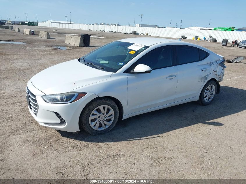 2017 Hyundai Elantra Se VIN: 5NPD74LF9HH192585 Lot: 39403581