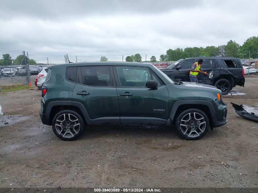 2021 Jeep Renegade Jeepster Fwd VIN: ZACNJCABXMPM54483 Lot: 39403589