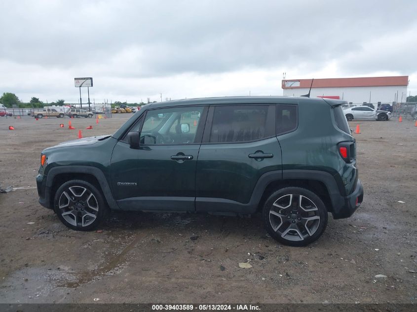 2021 Jeep Renegade Jeepster Fwd VIN: ZACNJCABXMPM54483 Lot: 39403589