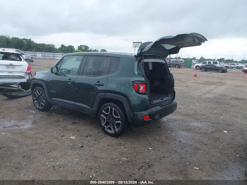 2021 Jeep Renegade Jeepster Fwd VIN: ZACNJCABXMPM54483 Lot: 39403589