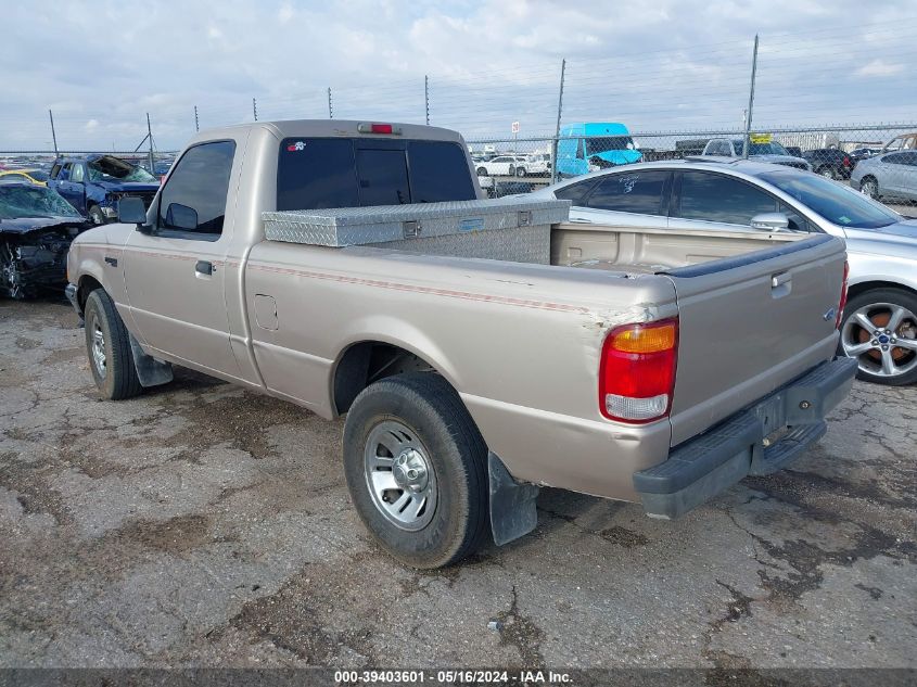 1998 Ford Ranger Splash/Xl/Xlt VIN: 1FTYR10C1WUA13897 Lot: 39403601