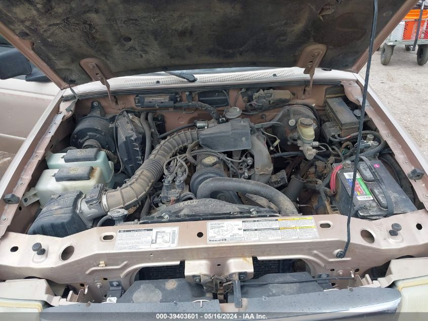 1998 Ford Ranger Splash/Xl/Xlt VIN: 1FTYR10C1WUA13897 Lot: 39403601