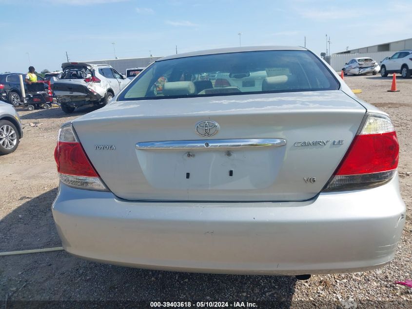 2005 Toyota Camry Le V6 VIN: 4T1BF32K55U099563 Lot: 39403618