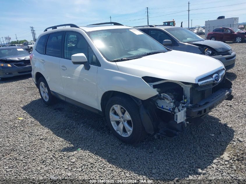 2016 Subaru Forester 2.5I Premium VIN: JF2SJADC5GH522068 Lot: 39403625