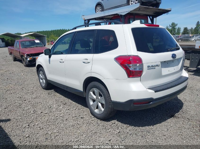 2016 Subaru Forester 2.5I Premium VIN: JF2SJADC5GH522068 Lot: 39403625