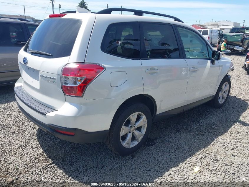 2016 Subaru Forester 2.5I Premium VIN: JF2SJADC5GH522068 Lot: 39403625