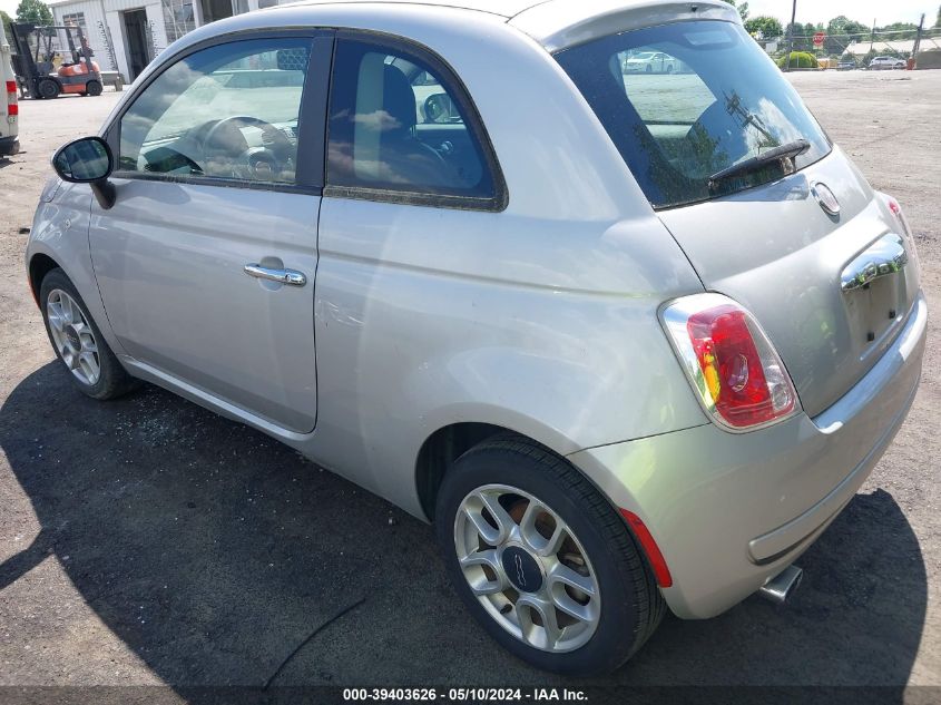 2013 Fiat 500 Pop VIN: 3C3CFFAR9DT526409 Lot: 39403626