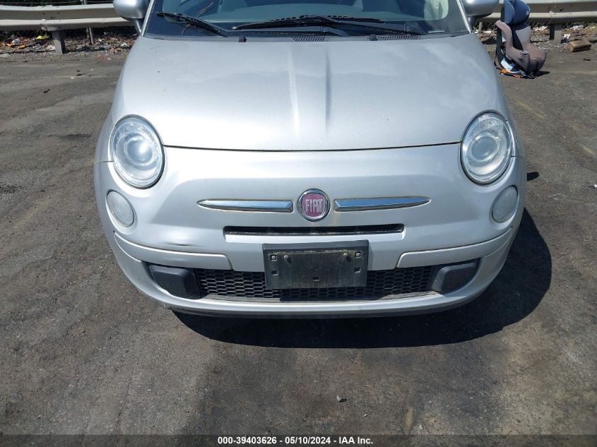 2013 Fiat 500 Pop VIN: 3C3CFFAR9DT526409 Lot: 39403626