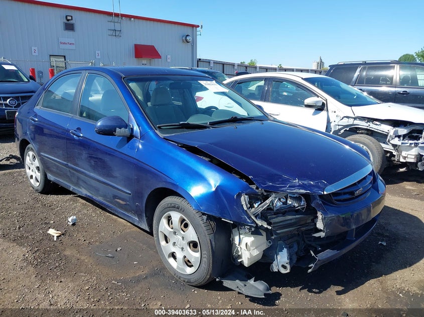 2006 Kia Spectra Ex/Lx/Sx VIN: KNAFE121665367078 Lot: 39403633